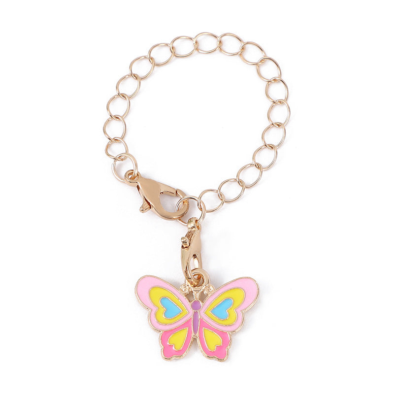 Wholesale Cute Butterfly Chain with Lobster Clasp Pendant Cup Accessories